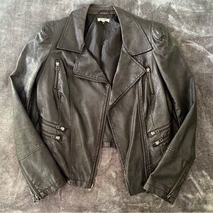 Buffalo David Bitton vegan leather jacket